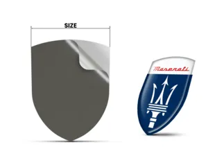 Maserati Stampa Adesivi Logo Edizione Premium Regolabili